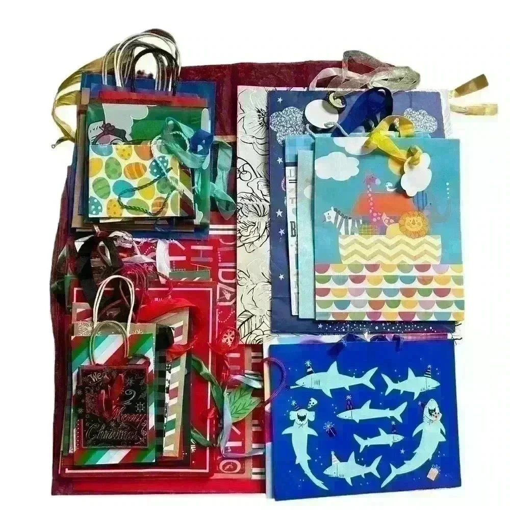 5 POUNDS 39 Pcs Gift Bags For All Occasions — Birthday Baby Shower Christmas